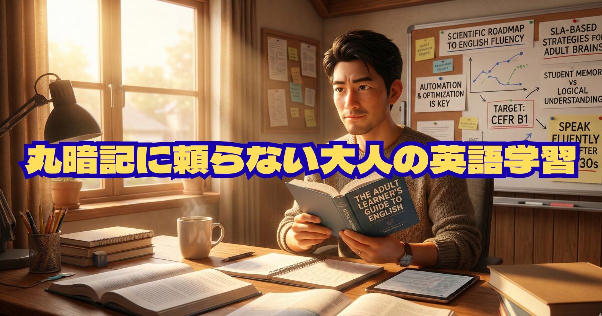 社会人の英会話勉強方法は自動化と最適化がカギ！40代でも遅くない！
