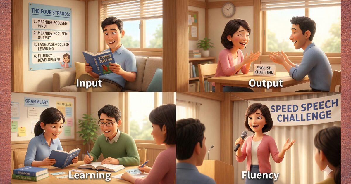 ポール・ネーションの法則で英語を学習する人々